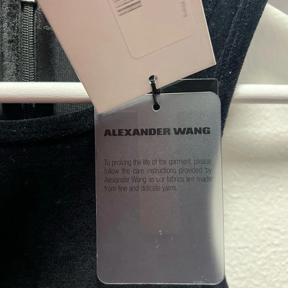 NWT T by Alexander Wang Velvet Cocktail Dress - Picture 4 of 8